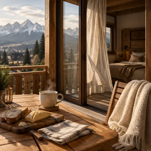Domki w Murzasichlu z widokiem na Tatry – elegancka alternatywa dla hoteli w Zakopanem